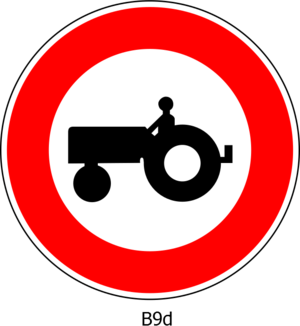 clip art clipart svg openclipart red color white road sign warning signal notice circle traffic signpost board roadsign caution information ban prohibit no tractor tractors no tractors 剪贴画 颜色 标志 白色 红色 路标 圆形 公路 马路 道路 指示牌 警告
