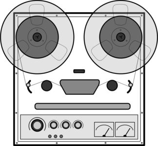 svg openclipart line art 音乐 play old grayscale vintage media technology cassette record recorder video movie audio copy recording tape movies watch analog pause studio vcr reel to reel 线描 线条画 去色 多媒体