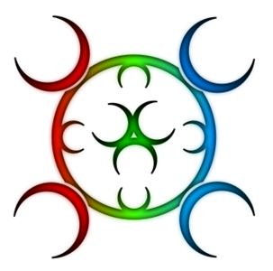 clip art clipart svg openclipart colorful color sign symbol rainbow emblem bio biohazard 剪贴画 颜色 符号 标志 彩色 多彩 纹章
