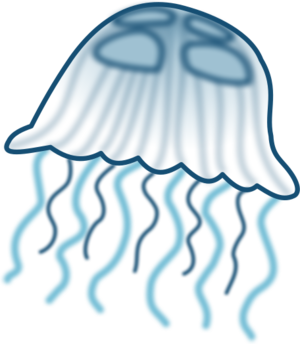 clip art clipart svg openclipart 动物 cartoon coloring book fish sea ocean line drawing jellyfish marine creature sting capture jellies jelly medusa sea jelly 剪贴画 卡通 海洋