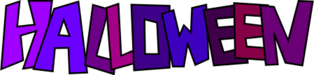clip art clipart svg openclipart simple text 图标 halloween sign symbol purple celebrate logo typography 31 october 剪贴画 符号 标志 万圣节 紫色