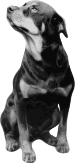clip art clipart svg openclipart black 动物 white mammal contour photorealistic zoology dog pet sitting barking bark dog breed terrier rottweiler 剪贴画 黑色 白色 宠物 轮廓 哺乳类动物 狗