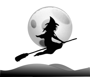 clip art clipart image svg openclipart black flying white silhouette 图标 halloween moon stick cat spooky ghost broom witch misfortune 月 月亮 月球 剪贴画 剪影 黑色 白色 万圣节 飞行 恐怖