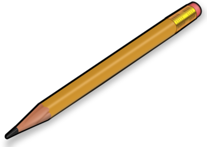 clip art clipart svg public domain drawing colour office sharp wooden pencil writing pen graphite write draw 剪贴画 办公 彩色 木制品 木头 写作