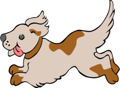 clip art clipart svg openclipart brown color 动物 running cartoon mammal colour happy dog run pet spotty walk scg 剪贴画 颜色 卡通 彩色 宠物 哺乳类动物 狗