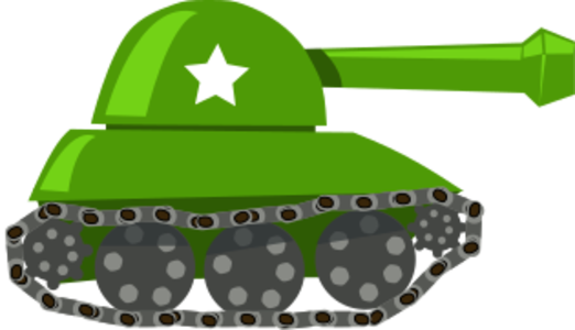 clip art clipart svg openclipart green color 交通 vehicle military army fight tank armour fighting 剪贴画 颜色 绿色 草绿 打斗 斗争 战争