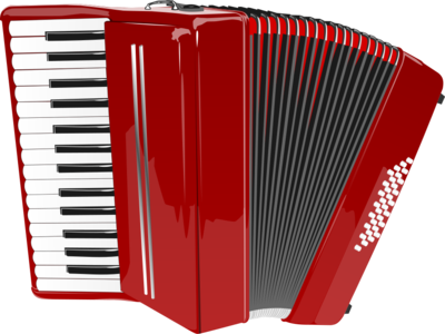 clip art clipart svg openclipart red color 音乐 play instrument orchestra concert live musician sound shadow musical performance keyboard playing notes gloss accordion concertina 剪贴画 颜色 红色 阴影 声音 乐器 键盘
