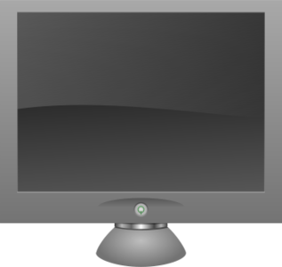 clip art clipart svg openclipart computer pc display 图标 desktop hardware monitor screen personal view see lcd configuration component periprheral liquid crystal display 剪贴画 计算机 电脑 屏幕 显示屏 硬件
