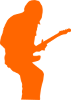 clip art clipart svg openclipart 音乐 play concert electronic guitar silhouette 男孩 人物 man orange player performance band electric guitar mp3 group guy playlist dude rock crowd rock star 剪贴画 男人 剪影 橙色
