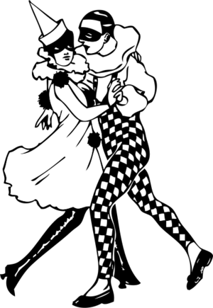clip art clipart svg openclipart black 音乐 white dancing woman female man party male passion couple dance tango carnival masquerade dancers 剪贴画 男人 男性 女人 女性 黑色 白色 派对 宴会