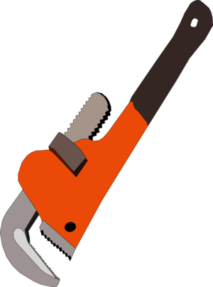 clip art clipart svg openclipart tool repair pipe toolbox repairman diy fix wrench plumbing d.i.y. 剪贴画 工具