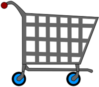 clip art clipart svg openclipart grey color blue wheels pay shopping shop store basket cart ecommerce shopping cart groceries supermarket trolley trolly shopper 剪贴画 颜色 蓝色 灰色
