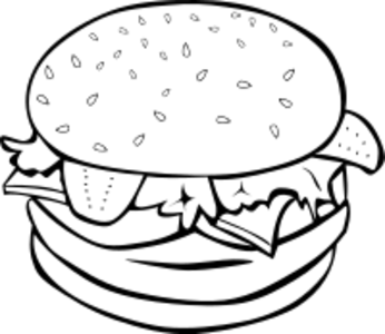 clip art clipart svg openclipart black 食物 white summer outdoors dinner lunch menu fastfood fast food cheese meat barbeque tomato beef eat picnic meal bun snack pub steak onion lettuce barbecue burger hamburger american food bbq cheeseburger fried greasy spoon grill grilled groundbeef onions pickle pickles quick smoked smokehouse tomatoes toppings wholesome 剪贴画 黑色 白色 夏天 夏季 夏日 吃的 菜单