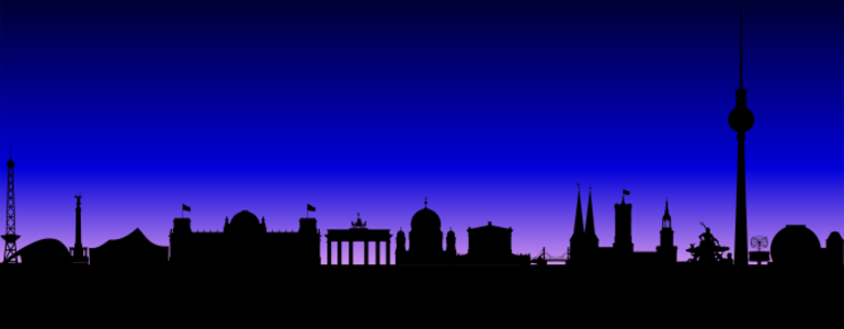 building clip art clipart image svg openclipart silhouette city skyline town german night germany skyscraper panorama berlin 剪贴画 剪影 建筑 建筑物 城市