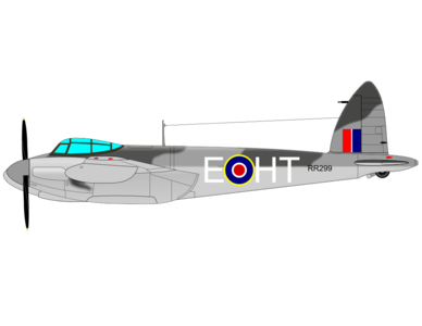 clip art clipart svg openclipart color combat war aircraft air england plane british world crew bomber served second multi-role two-man havilland mosquito 剪贴画 颜色
