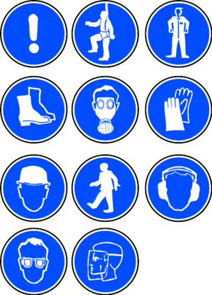 clip art clipart svg openclipart black blue white 图标 sign symbol button construction gloves gas mask protection hat headphones glasses area suit ears selection masks boots 帽子 剪贴画 符号 标志 黑色 白色 蓝色 按钮 保护