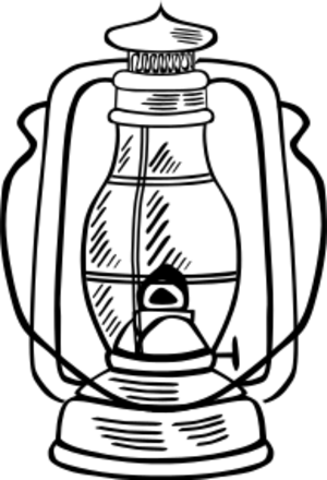 clip art clipart svg openclipart line art drawing emergency colouring book light lamp manual lantern lightsource hurricane kerosene 剪贴画 线描 线条画