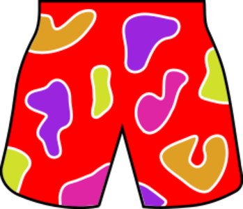 clip art clipart svg openclipart color beach summer clothing male swim swimming pants fashion men shorts trunks 剪贴画 颜色 男人 男性 夏天 夏季 夏日 时尚 流行 衣服