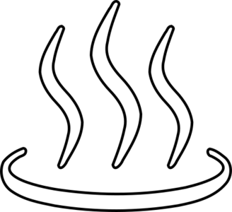 svg openclipart black hot white 图标 outline sign symbol spring japan mark hot spring japenese 符号 标志 黑色 白色 日本 春天 春季