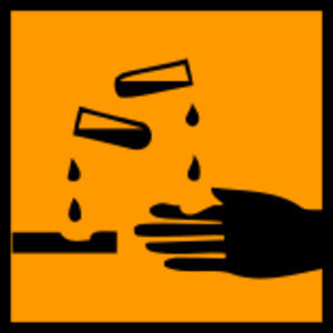 clip art clipart svg openclipart black liquid color sign symbol orange warning product hazard danger risk ion inrternational material corrosive 剪贴画 颜色 符号 标志 黑色 橙色 危险 警告