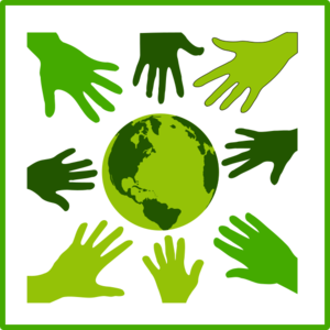 clip art clipart svg openclipart green nature 图标 sign symbol hand save hands globe planet ecology eco solidarity fingers five eight ecological 剪贴画 符号 标志 绿色 草绿 手