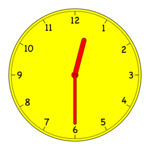 clip art clipart svg openclipart time clock cartoon sign wall ticker watch timer analogue clocks twelve half past 剪贴画 标志 卡通
