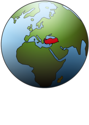 clip art clipart svg openclipart color map location turkey globe planet political borders gps turkish 剪贴画 颜色 地图