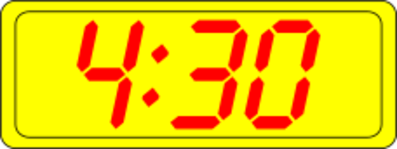 clip art clipart svg openclipart time clock electronic display digital alarm lcd hour clocks digital clock 剪贴画 数字化