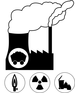 clip art clipart svg openclipart black plant white 图标 pictogram nuclear power electricity gas energy environment coal atom ecology current pollution garbage waste power plant combustion refuse 剪贴画 黑色 白色 植物