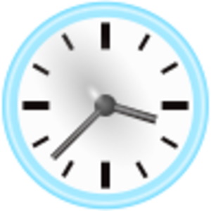 clip art clipart svg openclipart black blue white time clock hands manual hours minutes timline 剪贴画 黑色 白色 蓝色