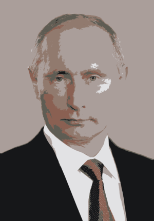 clip art clipart svg openclipart color party portrait russia famous leader president vladimir 2012 putin prime minister united russia premier political party polotician polotical 剪贴画 颜色 派对 宴会 肖像 头像