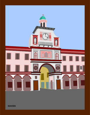 clip art clipart svg openclipart color bell church tower tall cathedral italy torrazzo cremona lombardy chatolic 剪贴画 颜色