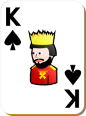 clip art clipart svg openclipart simple black play white card game king playing cards spades deck gambling set plain bordered deck 剪贴画 黑色 白色 游戏 卡牌 卡片