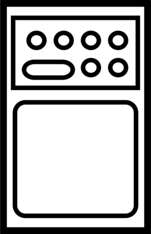 clip art clipart svg openclipart black 音乐 white electronic guitar device electric audio signal effect mixer procesing pedal efect 剪贴画 黑色 白色 电子设备
