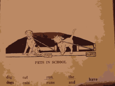 clip art clipart svg openclipart brown color school dog cat pet practice lead tied 剪贴画 颜色 宠物 学校 狗