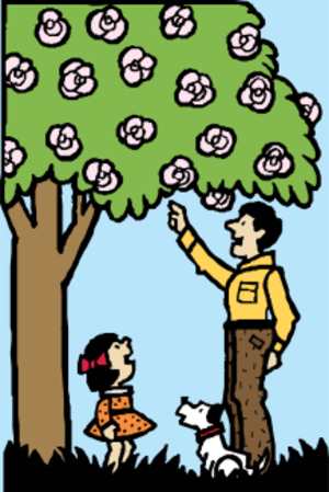 clip art clipart svg family openclipart scenery color 花朵 nature scene tree man dog 女孩 pet father daughter outing 剪贴画 颜色 男人 场景 树木 宠物 风景 家庭 狗