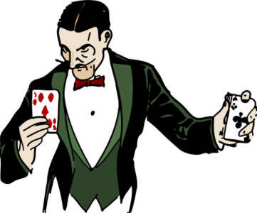 clip art clipart svg openclipart man playing magic cards male guy lineart gambling casino magician trick illusion illusionist 剪贴画 男人 线描 线条画 男性
