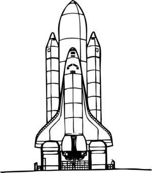 clip art clipart svg openclipart black white vehicle contour coloring book outline space black & white nasa spacecraft space shuttle liftoff 剪贴画 黑色 白色 轮廓