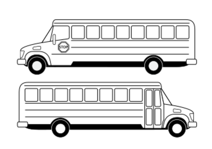 clip art clipart svg openclipart black drawing white transportation education passengers bus study schollbus schoool 剪贴画 黑色 白色 运输