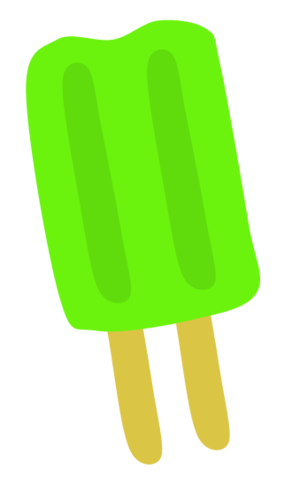 clip art clipart svg openclipart green 食物 ice frozen summer juice stick eat ice cream licking icecream lick treat 剪贴画 绿色 草绿 夏天 夏季 夏日 吃的