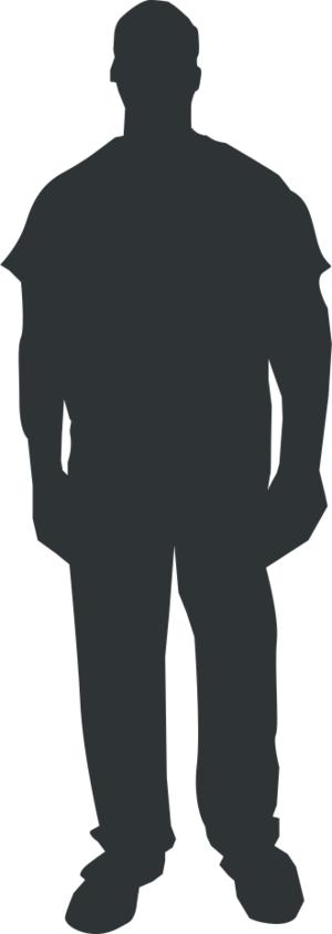 clip art clipart svg openclipart black silhouette 男孩 人物 outline man standing shape male 剪贴画 男人 剪影 男性 黑色