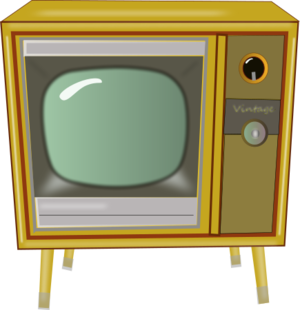clip art clipart home svg openclipart green color yellow vintage 图标 media symbol technology seeing television tv set receiver channels programs dial 剪贴画 颜色 符号 绿色 草绿 黄色 家 多媒体