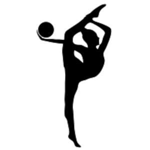 svg openclipart black dancing silhouette ball 运动 sports performance group dance competition holding performing gymnastics throw rhythmic gymnastics gymnasts sequence 剪影 黑色 球