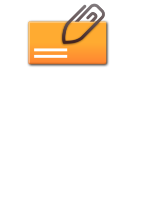 clip art clipart svg openclipart business office card orange reminder clip contact visit addressbook businesscard 剪贴画 办公 橙色 卡牌 卡片 商业