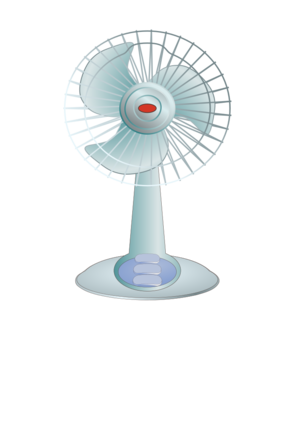 clip art clipart svg openclipart color equipment office desktop cool fan ventilator refresh cooling fans air-conditioning 剪贴画 颜色 办公 器材