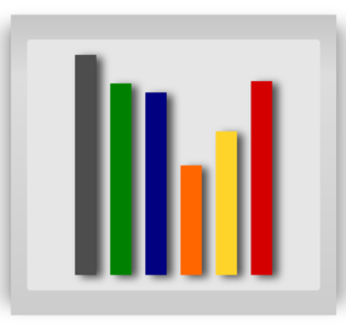 clip art clipart svg openclipart color 图标 line data chart graph presentation diagram evolution statistics trend 剪贴画 颜色 线条