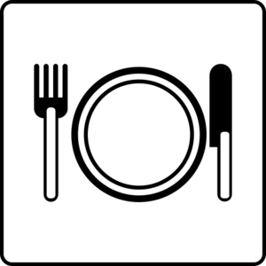 clip art clipart svg openclipart black 食物 white 图标 sign symbol menu restaurant order kitchen eat hotel services 剪贴画 符号 标志 黑色 白色 吃的 菜单