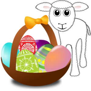 clip art clipart svg openclipart color 动物 cartoon 图标 symbol decoration toy holidays basket holiday decorated cute lamb greetings easter egg eggs comics 剪贴画 颜色 符号 卡通 装饰 假日 节日 假期 可爱 复活节 玩具