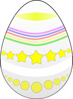clip art clipart svg openclipart green 食物 yellow religious lines stars holiday decorated celebration festive easter egg easter egg one 剪贴画 装饰 假日 节日 假期 绿色 草绿 黄色 庆祝 复活节