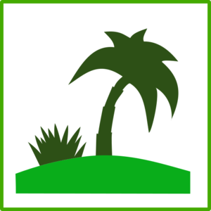 svg openclipart green color nature tree sign symbol travel island tourism grass bush ecology eco palm tree resort holyday environement 颜色 符号 标志 绿色 草绿 树木 旅行